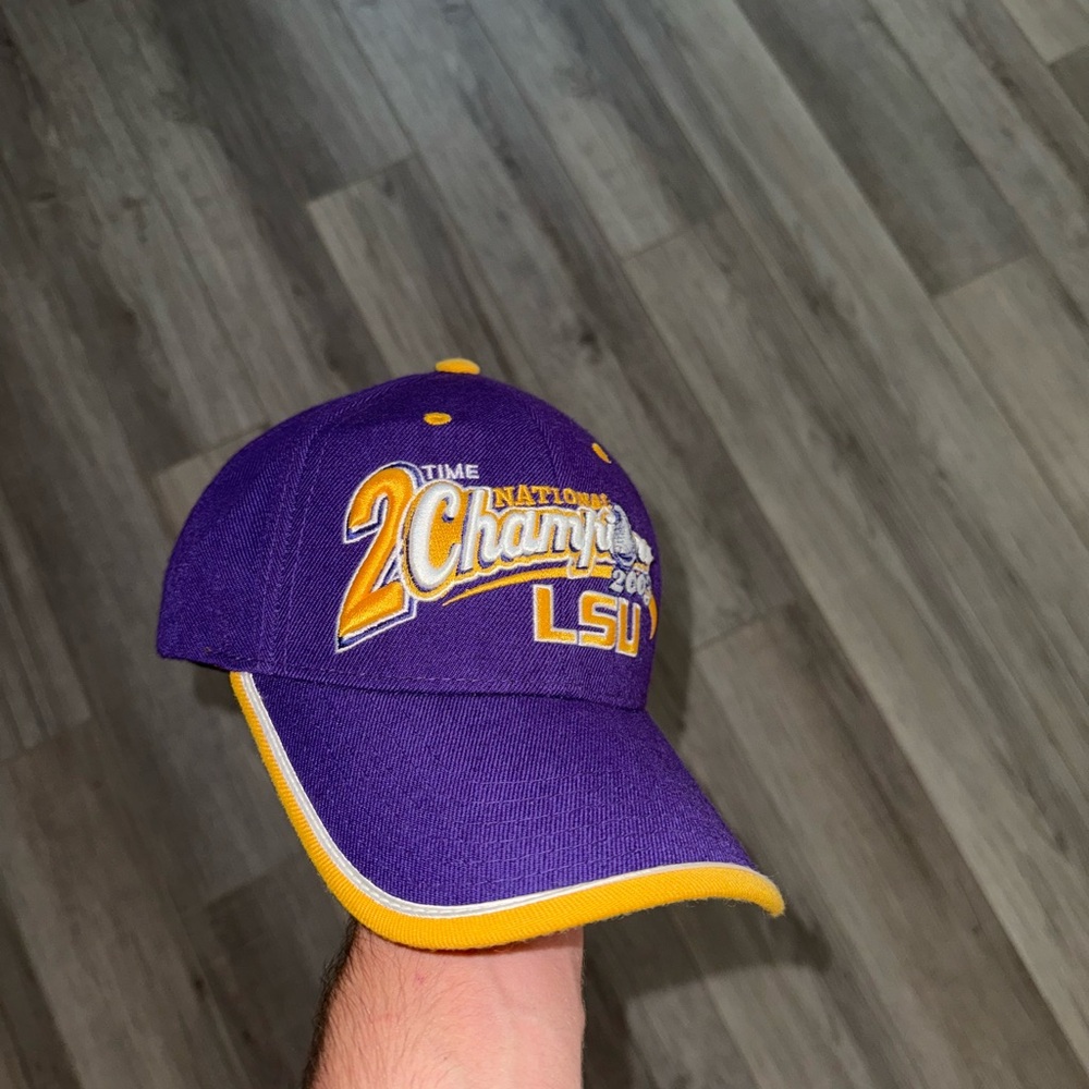 LSU football 2003 2time champion hat
